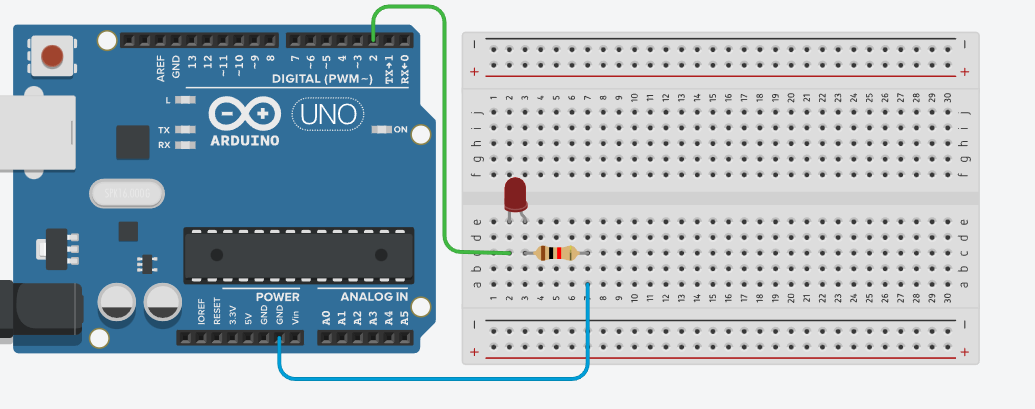 breadboard middle section